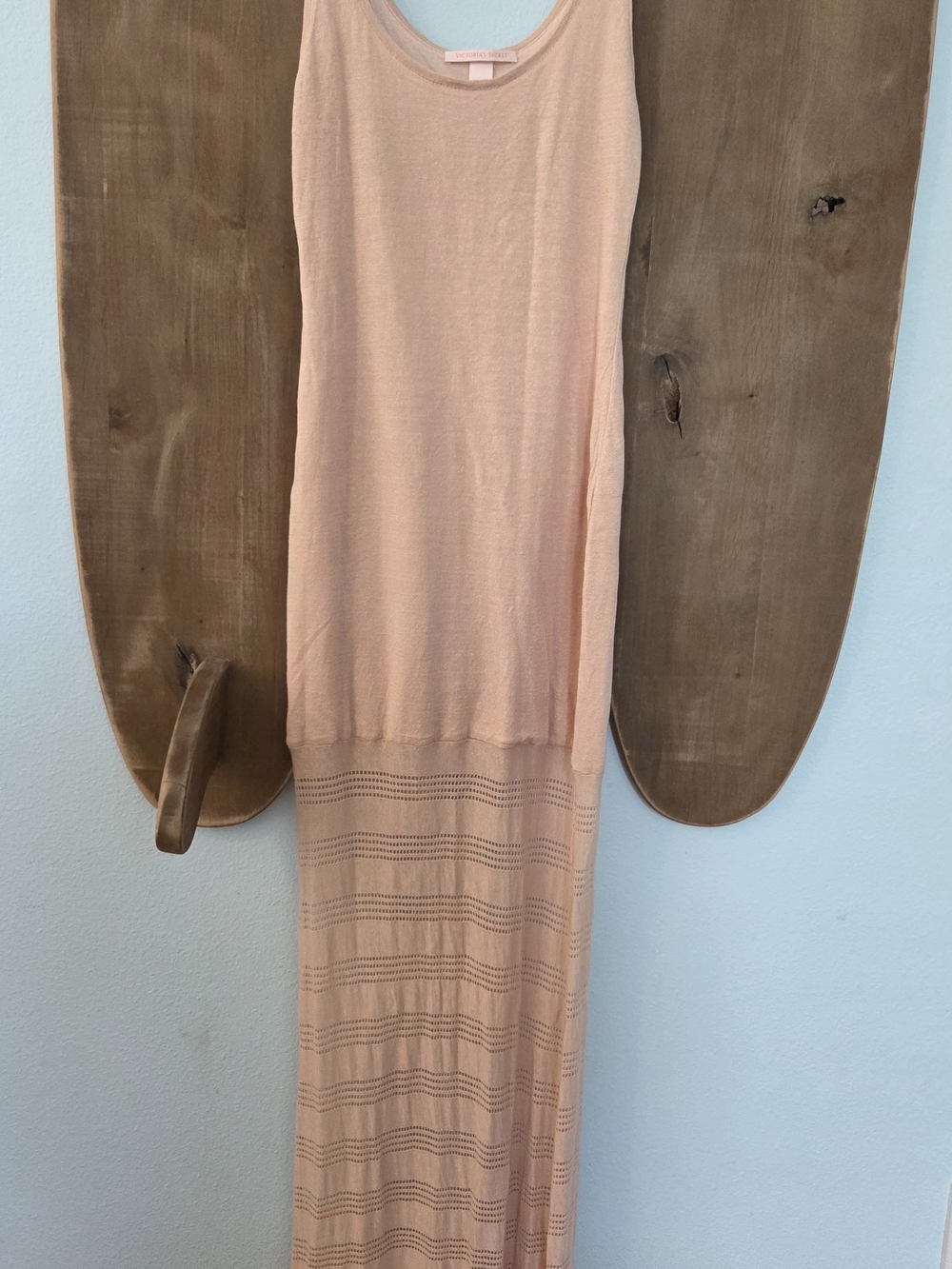 Victoria's Secret Light Peach Maxi Dress